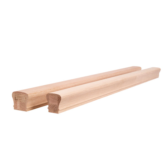 6210 Colonial Wide Straight Wood Handrail