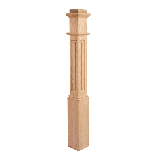 Wholesale 991RSP Box Newel Red Oak for Stair