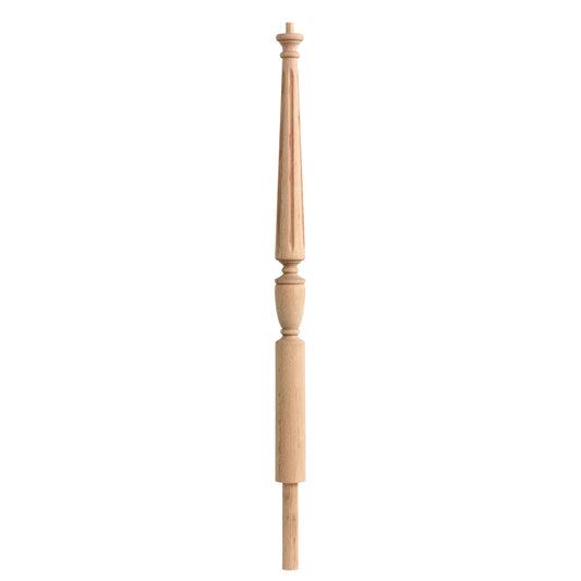 Factory Direct High Quality Customizable Indoor Solid Wood Red Oak Newel Posts Modern Design Eco-Friendly High-End Wooden