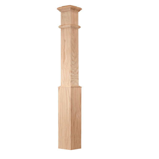 Wooden Stair Top With 1 Year Warranty Traditional OEM/ODM Box New Solid Wood Red Oak Staircase Newels From Vietnam