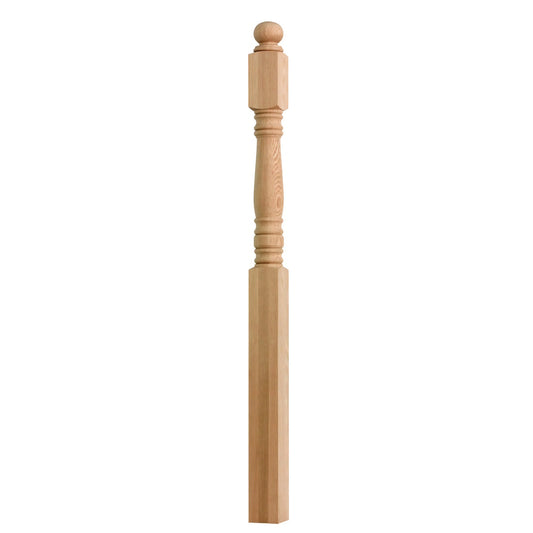 High Quality Customizable Indoor Solid Wood Newel Posts Modern Design High-End Eco-Friendly BuildingWoods Model 4501 Staircase