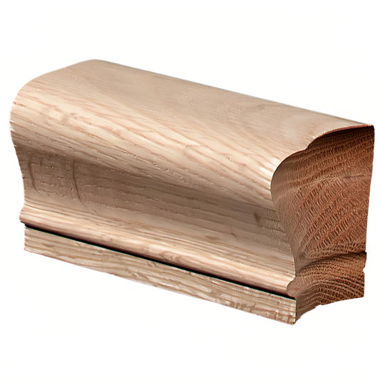 Viet Nam Factory's Top Seller Hand Rail Fitting Poplar 7008 Coped End Traditional Internal External Staircase Villa Balcony