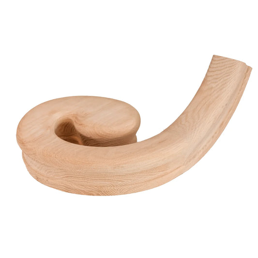 BuildingWoods Handrail Fittings Red Oak Solid Wood Traditional Staircase Vietnam OEM/ODM with Easy Installation 1 Year Warranty