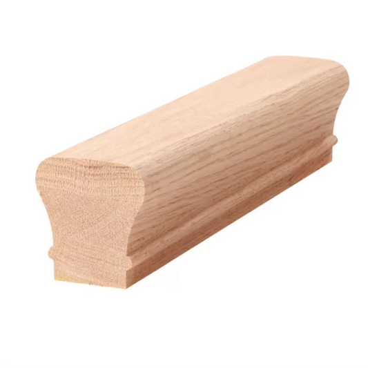 Customized Red Oak Handrails for Stairs Balustrades Railings Fittings Traditional Design Easy Installation Vietnam Source