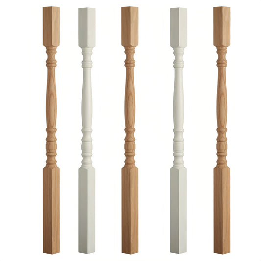 Balusters Red Oak Staircase Vietnam New Top Solid Wood Modern OEM/ODM Stair with 1 Year Warranty Easy Installation