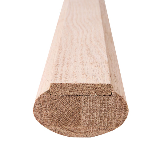 O26-301b(with plow) modern oval wood handrailing