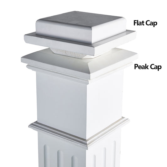 4092 Prime white Plain Panel Box Newel  For Interior Use Only