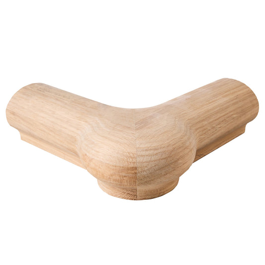 7721 Level Quarter Turn Handrail Fitting with Cap