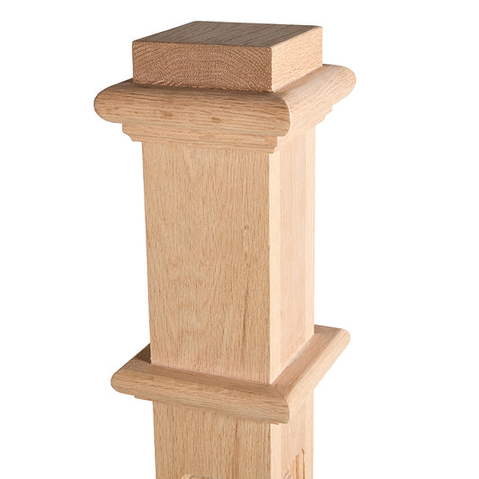 Wholesale 960RSP  Box Newel Red Oak for Stair