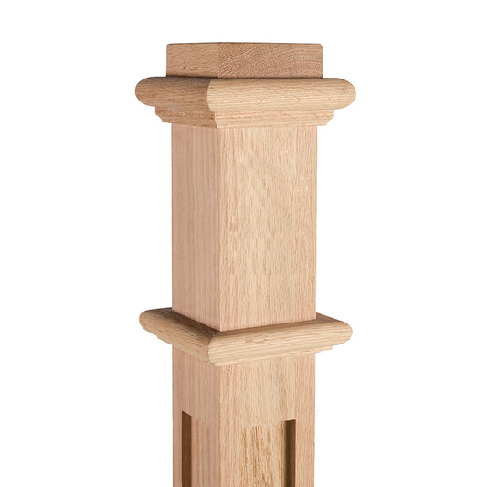 Wholesale 960TFP Box Newel Red Oak for Stair