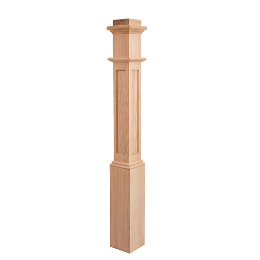 Wholesale 991FP Box Newel Red Oak for Stair