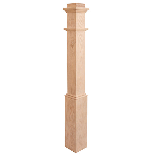 Wholesale 991PL Box Newel Red Oak for Stair