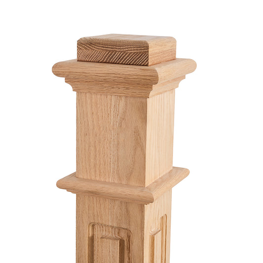 Wholesale 991RSP Box Newel Red Oak for Stair