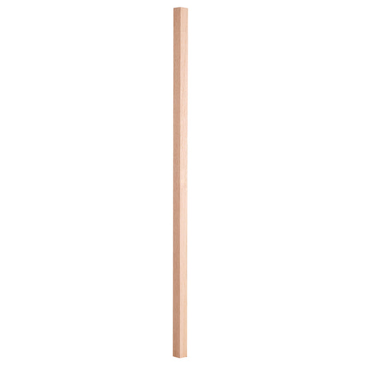 C-5060 1-1/4" x 42"Red OAK Modern square Baluster