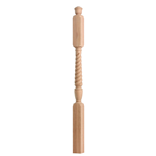Factory Direct High Quality Customizable Indoor Solid Wood Newel Posts Modern Design Durable Wooden Railings Staircase OEM