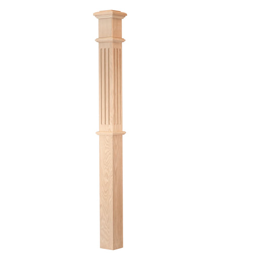 Wood Red Oak Traditional Vietnam Stair Staircase OEM/ODM New Top Solid Box Newels 1 Year Warranty Wooden