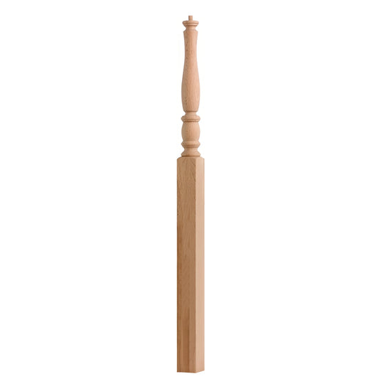 Factory Direct High Quality Customizable Indoor Solid Wood Newel Posts Modern Design High-End Wooden Railings Staircase OEM/ODM
