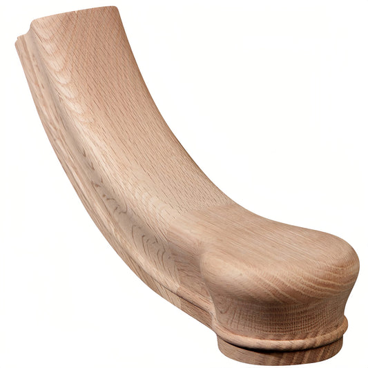 Vietnam Wholesale Solid Rubber Wood Handrail Fittings with Cap-Elegant Modern Design for Staircase & Balcony Easy Installation
