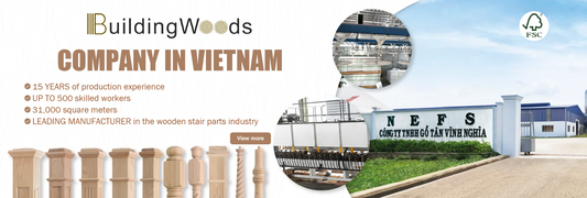 High Quality Customizable Indoor Solid Wood Newel Posts High-End Wooden Railings Staircase Modern Design OEM/ODM Factory