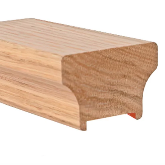 BuildingWoods OEM Supplier New Top Solid Red Oak Handrails for Staircase Traditional Wooden Railings Easy Installation 1 Year