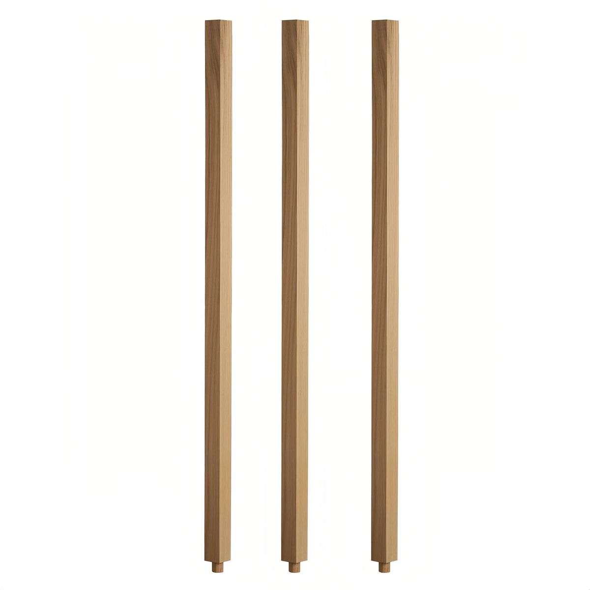 Red Balusters Oak Traditional Red Stair Balusters BuildingWoods B-5060 New Top Solid ...