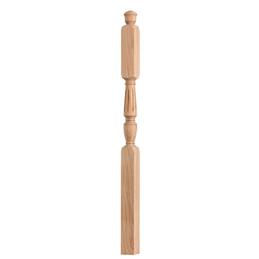 Factory Direct High Quality Customizable Indoor Solid Wood Newel Posts Modern Design High-End Wooden Railings Staircase OEM