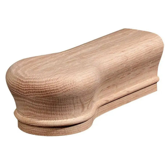 BuildingWoods 7019-HM FSC Certified Traditional Hard Maple Stair Parts Handrail Fitting Easy Installation Durable Staircase