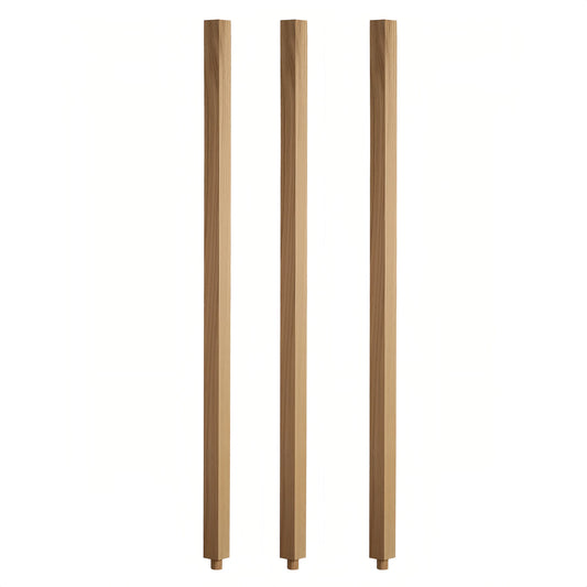 Modern Stairs Decorative Wooden Newel Post Pillars Baluster BuildingWoods B-5060 for Apartment Hotel Balcony & Villa