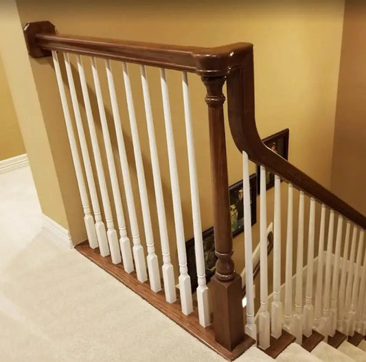 FSC Top Sale Modern White Oak 7012 Hand Rail Fitting Eco-Friendly Easy Installation Hotel Internal/External Stairs Balcony/Villa